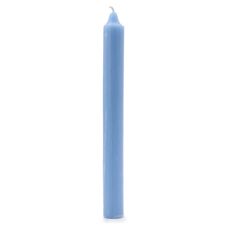 Bougies de Table de couleur unie en vrac - Bleu de mer rustique - Paquet de 100