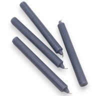 Bougies de Table  de couleur unie en vrac - Bleu canard rustique - Paquet de 100