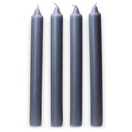 Bougies de Table  de couleur unie en vrac - Bleu canard rustique - Paquet de 100
