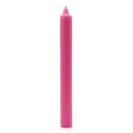 Bougies de Table de couleur unie en vrac - Rose foncé rustique - Paquet de 100