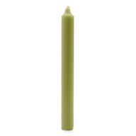 Bougies de Table de couleur unie en vrac - Olive rustique - Paquet de 100