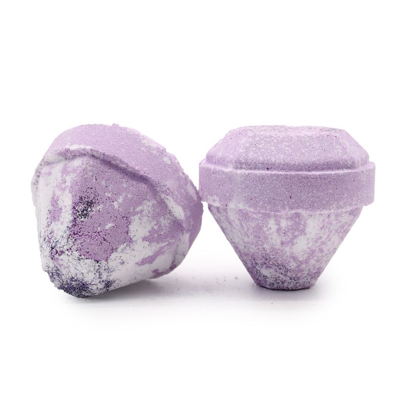 Bombe de Bain Rubis - Blanc & Violet