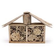 Boîte à abeilles et insectes en bois flotté