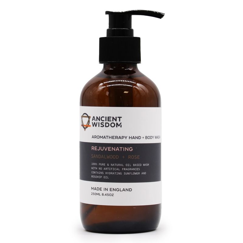 Nettoyant Mains et Corps - Bois de santal & Rose 250 ml
