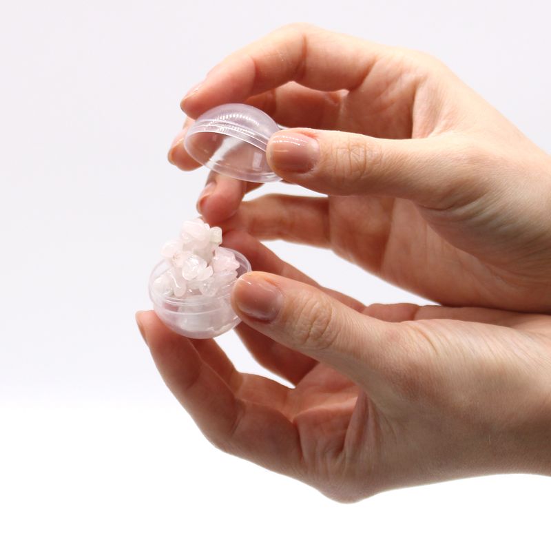 Bombe de Bain avec Bracelet en Pierres Précieuses - Quartz Rose