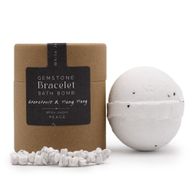 Bombe de bain bracelet en jaspe blanc