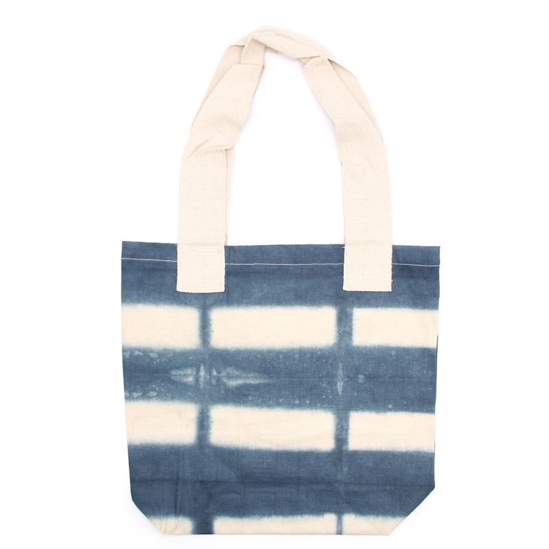 Sac en Coton Naturel Tye-Dye (8oz) - 38x42x12cm - Gris - Anse Naturelle