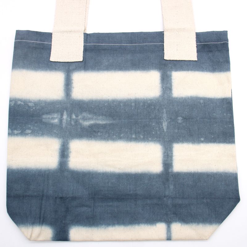 Sac en Coton Naturel Tye-Dye (8oz) - 38x42x12cm - Gris - Anse Naturelle