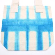 Sac en Coton Naturel Tye-Dye (8oz) - 38x42x12cm - Bleu Ciel - Anse Naturelle