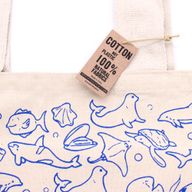 Grand Cabas en coton - 38x42cm - Vie Forestière - 10oz