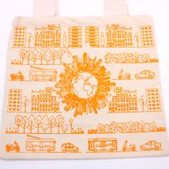 Grand Cabas en coton - 38x42cm - Vie Citadine - 10oz