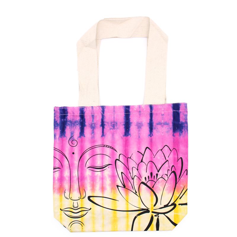 Sac en Coton Tye-Dye (6oz) - 38x42x12cm - Lotus Buddha - Multi Col - Anse Naturelle