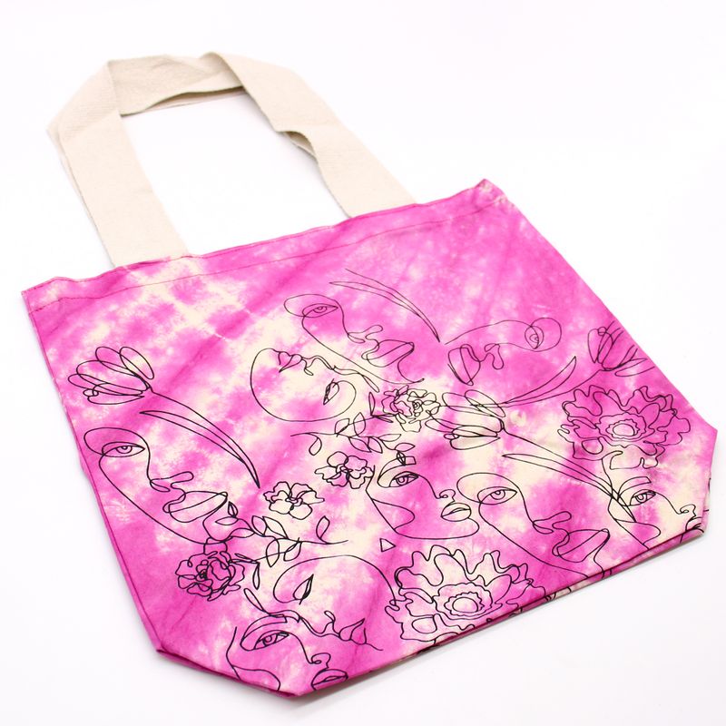Sac en Coton Tye-Dye (6oz) - 38x42x12cm - Joli Visage - Magento - Anse Naturelle