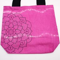 Sac en Coton Tye-Dye (6oz) - 38x42x12cm - Mandala - Magento - Anse noire