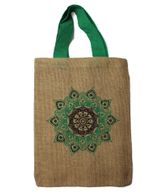 Sac Tote Bag en Jute - 5 motifs mystiques assortis