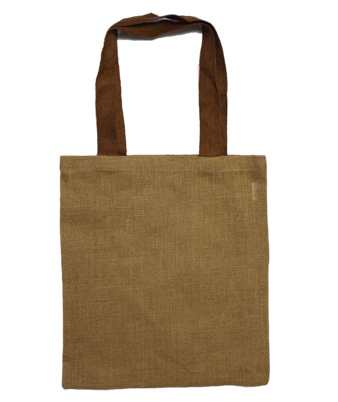 Grand Tote Bag en Jute - 5 anses de différentes couleurs assorties