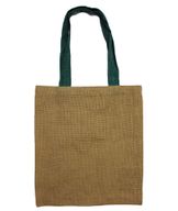 Grand Tote Bag en Jute - 5 anses de différentes couleurs assorties