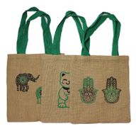 Grand Cabas en Jute - 2 motifs assortis