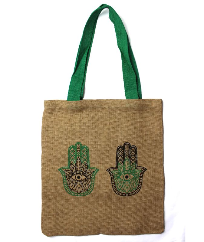 Grand Cabas en Jute - 2 motifs assortis