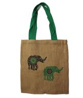 Grand Cabas en Jute - 2 motifs assortis