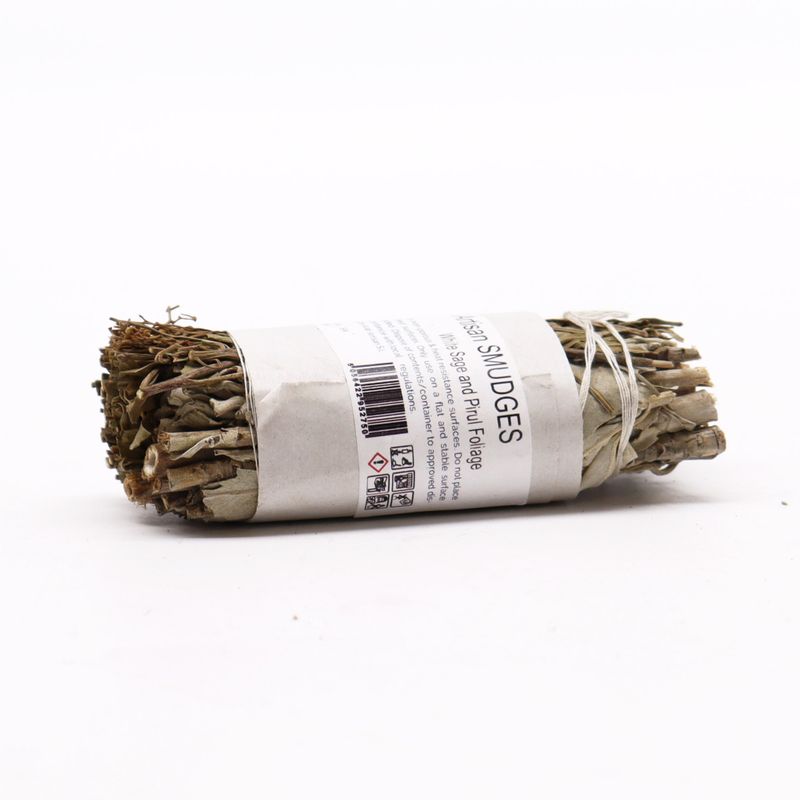 Bâton de Maculage - Sauge Blanche & Feuillage de Pirul