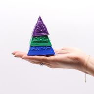 Ensemble de Moules à Poudre d'Encens - Bleu - Vert - Violet