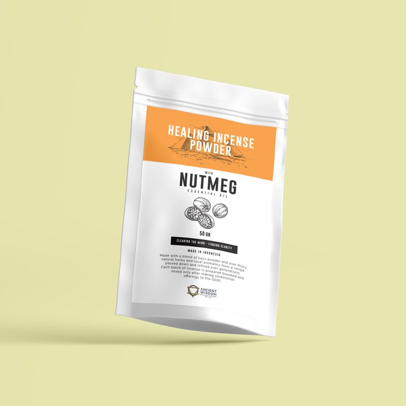 Poudre d'Encens Curative - Noix de muscade 50 g