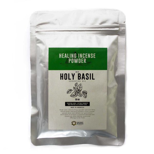 Poudre d'Encens Curative - Basilic sacré 50 g