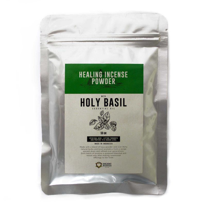 Poudre d'Encens Curative - Basilic sacré 50 g
