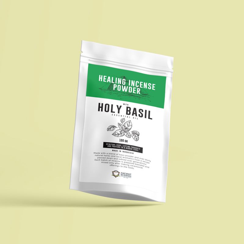 Poudre d'Encens Curative - Basilic sacré 100 g
