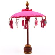 Décoration Maison - Parasol Bali  - Coton - Rose - 40cm