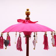 Décoration Maison - Parasol Bali  - Coton - Rose - 40cm