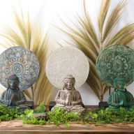 Set Feng Shui Bouddha - Mandala - Bleu