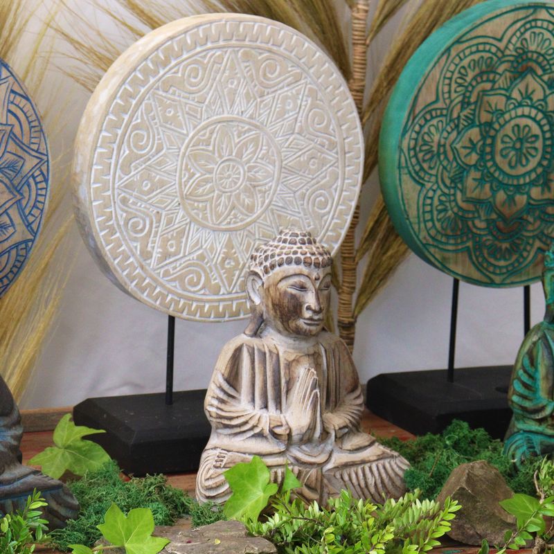 Set Feng Shui Bouddha - Mandala Classique - Naturel