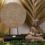 Set Feng Shui Bouddha - Mandala Classique - Naturel
