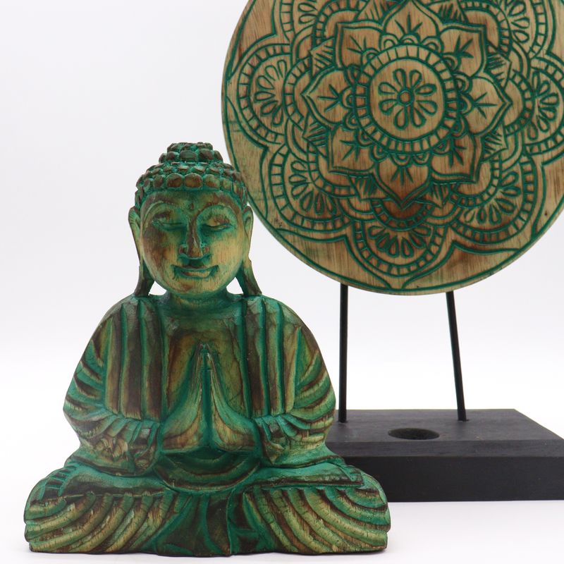 Set Feng Shui Bouddha - Noeud Bouddha - Vert