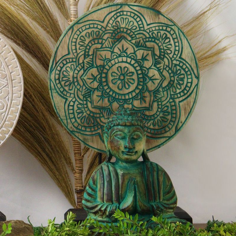 Set Feng Shui Bouddha - Noeud Bouddha - Vert