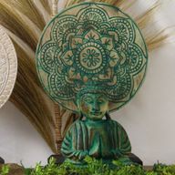 Set Feng Shui Bouddha - Noeud Bouddha - Vert