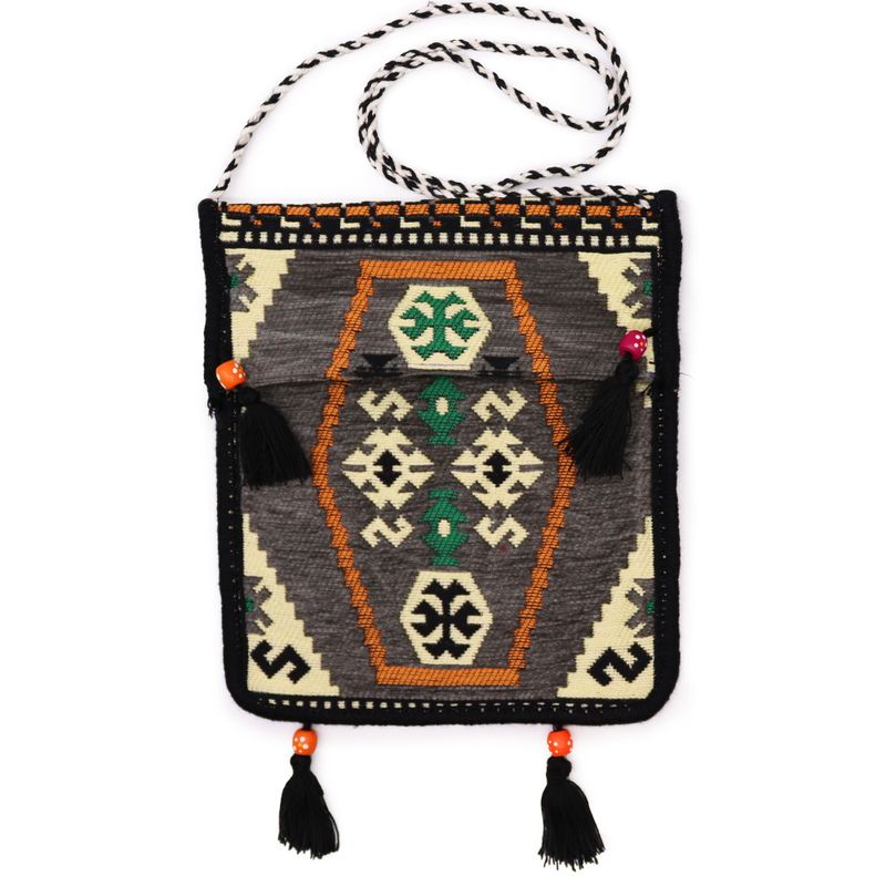 Sac de Festival Kilim - Gris clair