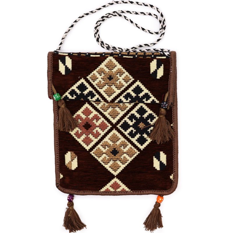 Sac de Festival Kilim - Chocolat