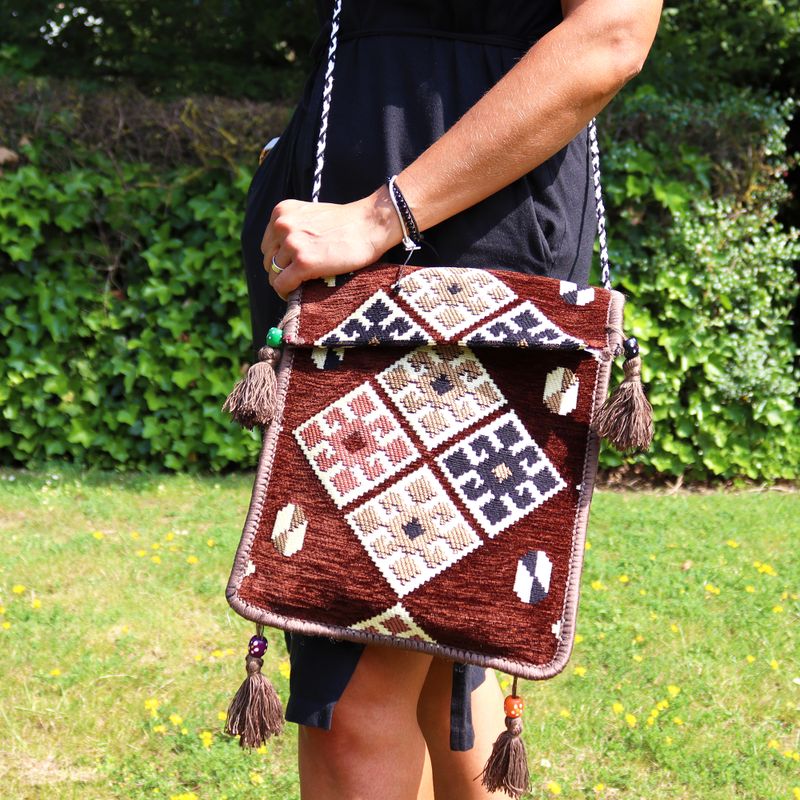 Sac de Festival Kilim - Chocolat