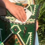 Sac de Festival Kilim - Vert émeraude