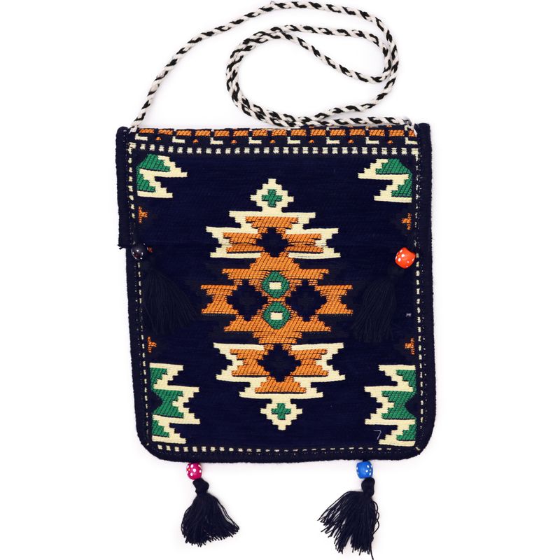 Sac de Festival Kilim - Bleu marine