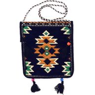 Sac de Festival Kilim - Bleu marine