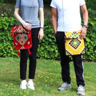 Sac de Festival Kilim - Rouge