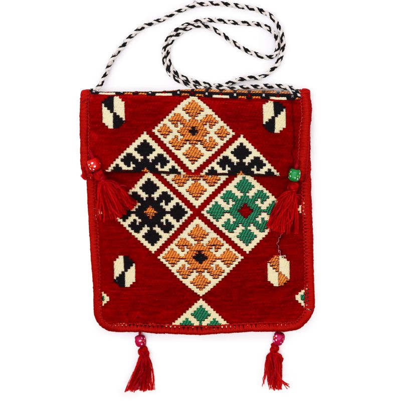 Sac de Festival Kilim - Rouge