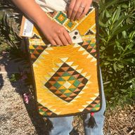Sac de Festival Kilim - Jaune