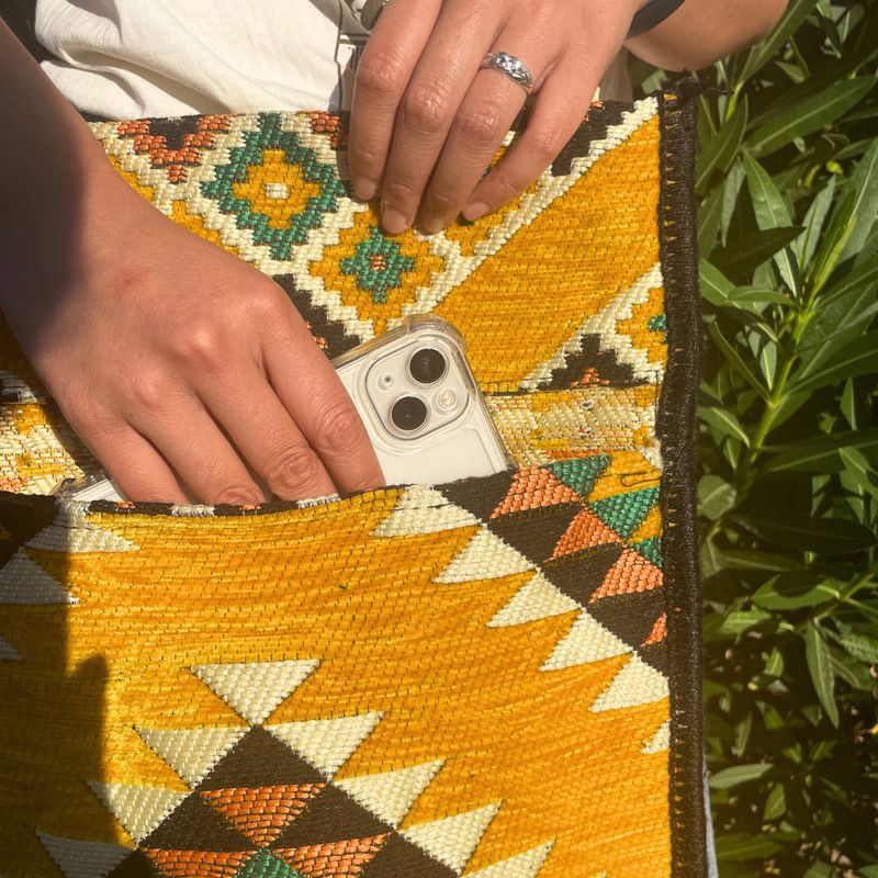 Sac de Festival Kilim - Jaune