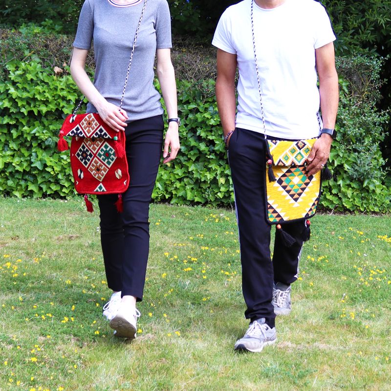 Sac de Festival Kilim - Jaune