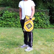 Sac de Festival Kilim - Jaune